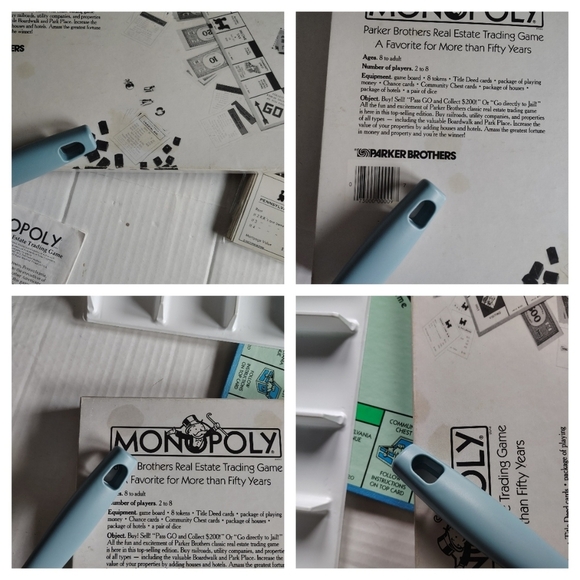 Vintage Monopoly Real Estate Trading Game By Parker Brothers Ages 8 To Adult - Picture 9 of 15